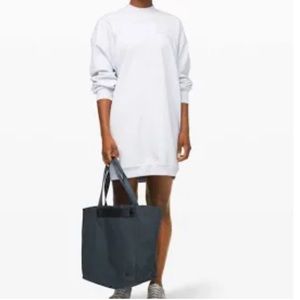 Lululemon light blue Broken Beats sweater dress